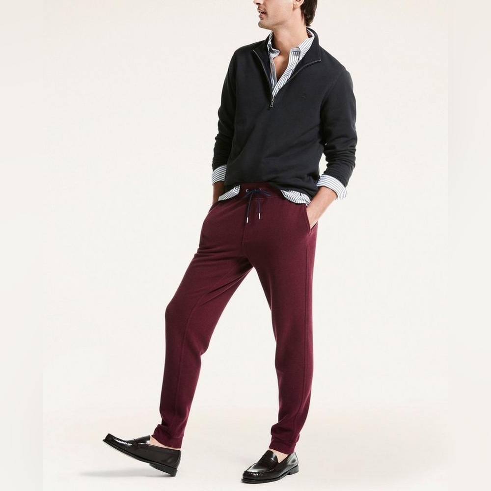 Brooks Brothers Burgundy Sweatpants